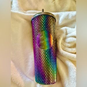 Starbucks Venti oil slick tumbler